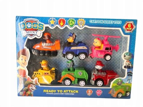 FIGURKI/POJAZDY  PSI PATROL ZESTAW 6 FIGUREK Mega na Arena.pl
