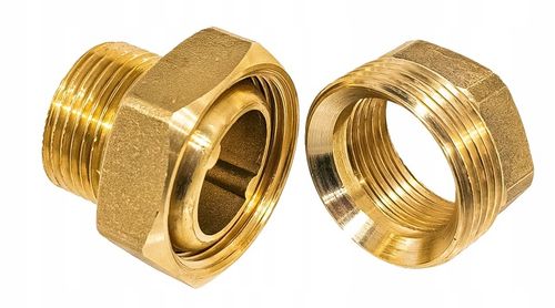 ŚRUBUNEK MOSIĘŻNY STOŻKOWY RÓWNOPRZELOTOWY 1" DN25 PROSTY MOCNY SOLIDNY na Arena.pl