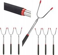 KIJ KIJKI WIDEŁKI NA GRILLA NA OGNISKO DO KIEŁBASY 116cm TELESKOPOWE