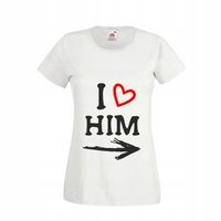 Koszulki T-shirt dla ZAKOCHANYCH PAR I LOVE HIM