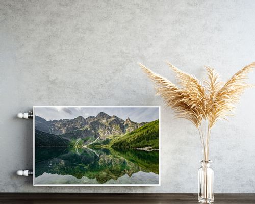 Mata MAGNETYCZNA Na Kaloryfer Górskie Jezioro PEJZAŻ 120cm x 60cm na Arena.pl