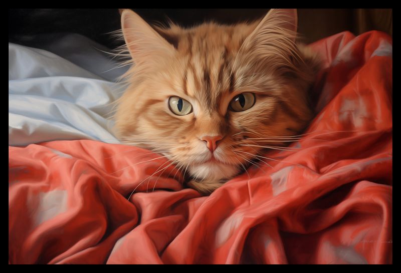 Plakat 45x30cm Mruczący Spokój zdjęcie 2