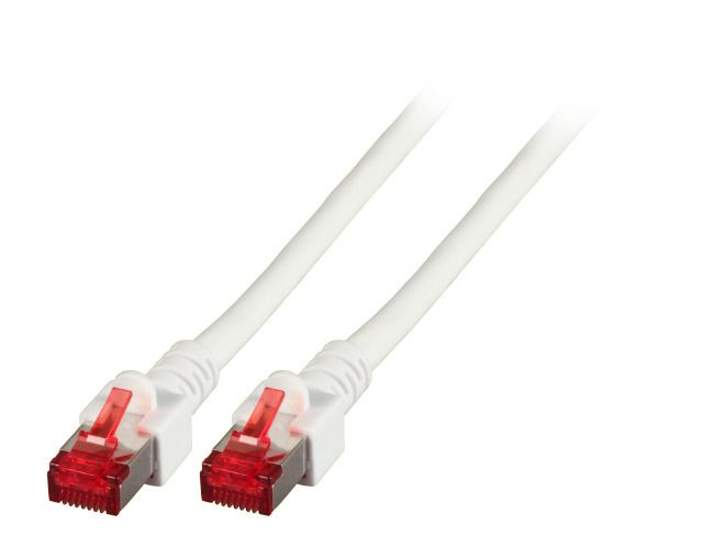 Patchcord EFB SFTP 0,55m Cat.6 LSZH biały 021795 zdjęcie 1
