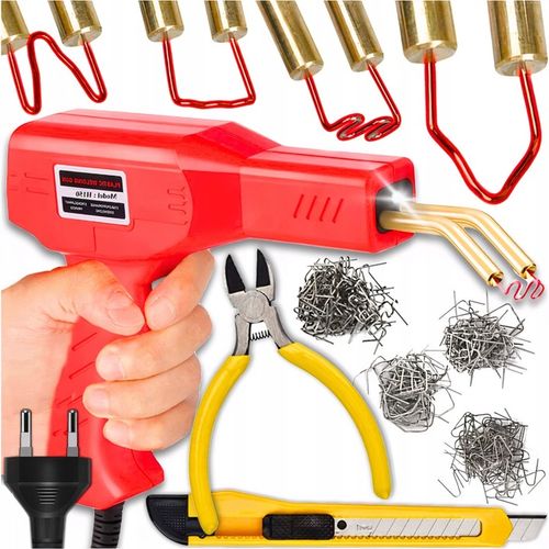 Zestaw Spawarka do Plastiku Zgrzewarka Zszywarka Lutownica do Tworzywa na Arena.pl