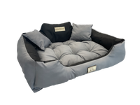 Legowisko personalizowane KINGDOG 100x75 ciemno szare