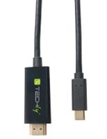 KABEL ADAPTER TECHLY USB-C DP ALT MODE NA HDMI M/M 4k 2M CZARNY 106312