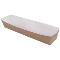 tacka papierowa głęboka hot dog 21 x 4 x 3,5 cm 100 szt.