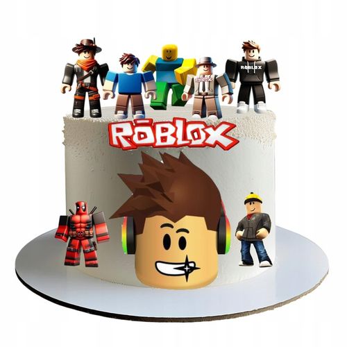 Jadalne Dekoracja z opłatka cukrowego ROBLOX wycięte na Arena.pl
