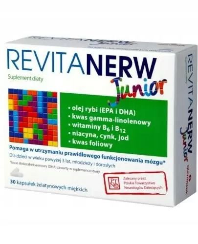 Revitanerw Junior 30 kapsułek zdjęcie 1