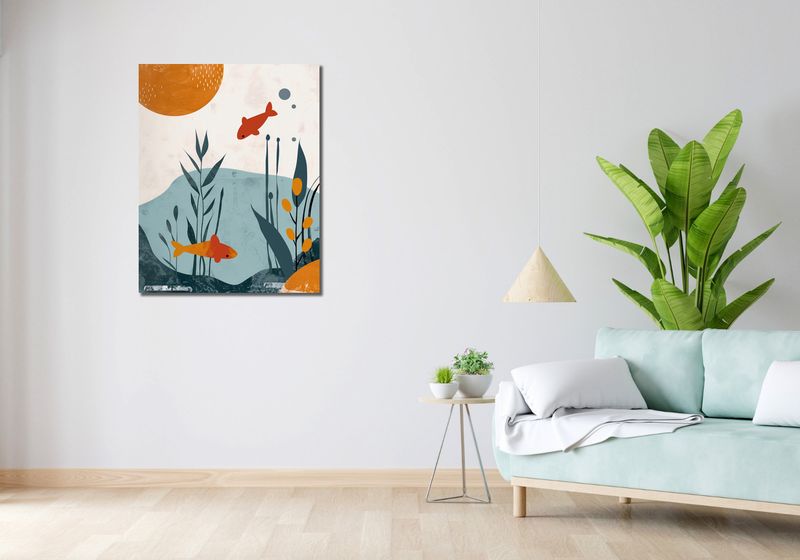 Obraz 70x90cm Podwodny Świat zdjęcie 2