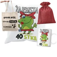 PREZENT 40 50 60 30 URODZINY KOBIETY ZESTAW GRATIS UNIKALNY WYJĄTKOWY