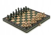 Szachy Magnetyczne zielone/Szachy Turystyczne/Szachy drewniane/producent