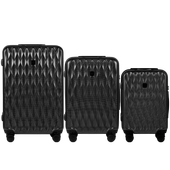 Zestaw 3 walizek Wings PC Golden Eagle DARK GREY