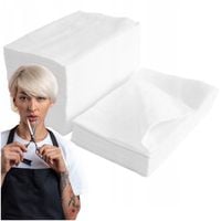 RECZNIK JEDNORAZOWY WŁÓKNINOWY BIALY DO PEDICURE MENICURE ECO 40X50 100 SZT