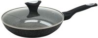 patelnia granitowa 26cm z pokrywą klausberg kb-7040