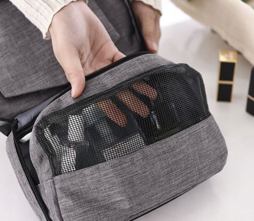 Kosmetyczka Podróżna Damska Męska Organizer Wisząca Pojemna z Haczykiem L na Arena.pl