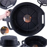 MISKA DO ZLEWANIA OLEJU ZLEWARKA OLEJU ZLEWAK ZBIORNIK MISA Z LEJKIEM 16L