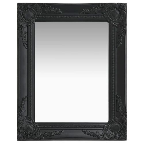 Lustro ścienne w stylu barokowym, 50x40 cm, czarne na Arena.pl