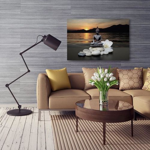 Deco Panel, Budda na wodzie 100x70 na Arena.pl
