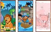 Fototapeta samoprzylepna okleina NAKLEJKA na drzwi szafe dla dzieci 3d
