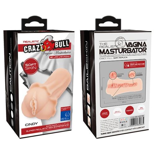 crazy bull - cindy,  realistic vagina masturbator na Arena.pl