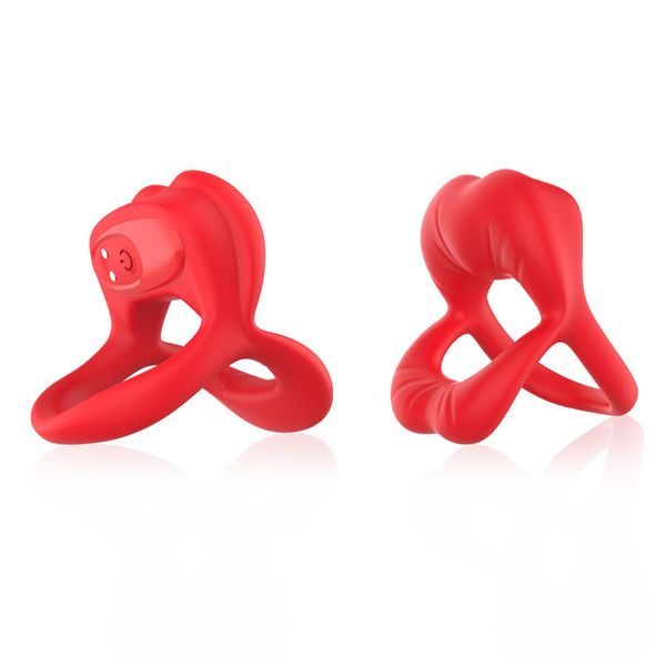 Big Mouth Red 9 Vibration Function zdjęcie 2