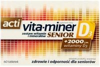 ACTI VITA-MINER SENIOR zestaw witamin i minerałów dla seniora 60 tabletek