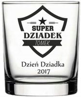 Szklanka do WHISKY z grawerem prezent dla DZIADKA