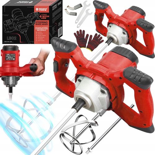 MIESZADŁO DO KLEJU ZAPRAWY BETONU ELEKTRYCZNE 2600W MIESZALNIK MOCNE na Arena.pl