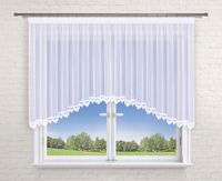 Firana 500x110 łuk, woal,gipiura dzwoneczek 8cm