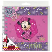 pamiętnik spiralny myszka minnie różowy derform