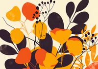 Plakat 42x29,7cm Ogrodowa Paleta