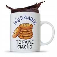 Kubek Prezent Dzień Dziadka To Fajne Ciacho Z Nadrukiem Ze Zdjęciem