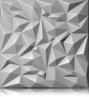 Piankowe Kasetony Sufitowe 3D AMETYST Szary