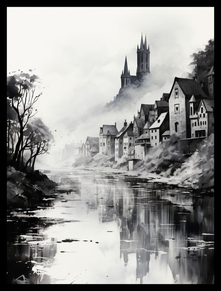 Plakat 30x40cm Mglisty Refleks zdjęcie 2