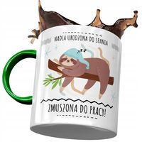 Kubek Zielony Dla Nadii Przyjaciółki Na Prezent Z Nadrukiem Ze Zdjęciem
