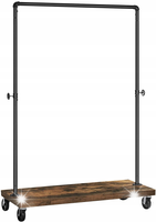 Stojak wystawienniczy na ubrania mobilny LOFT 40cm