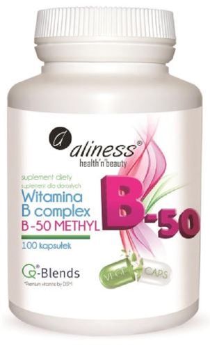 ALINESS WITAMINA B COMPLEX B-50 METHYL 100 kapsułek VEGE na Arena.pl