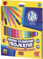 kredki ołówkowe trójkątne 24kol astra 31211003 a'6
