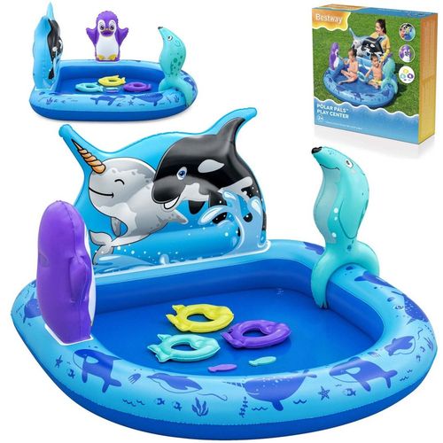 Plac zabaw dmuchany Polar Pals 134 x 131 x 73 cm Bestway 53156 na Arena.pl