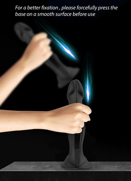 optimus black, 9 vibration functions, remote control zdjęcie 13