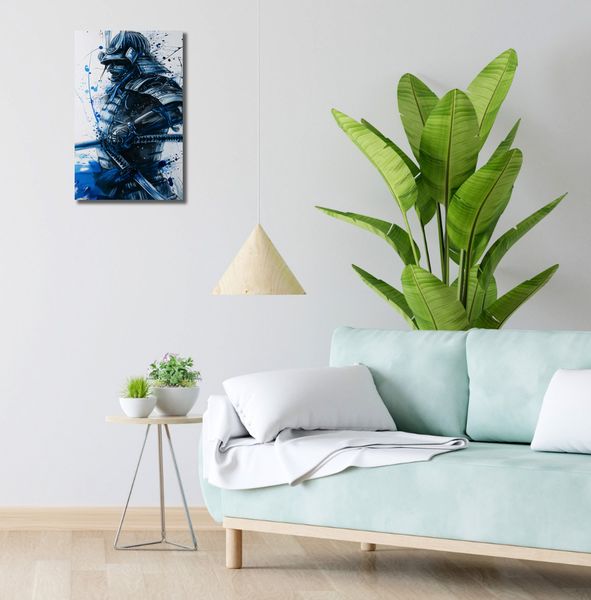 Obraz 30x50cm Samuraj w Błękicie zdjęcie 2