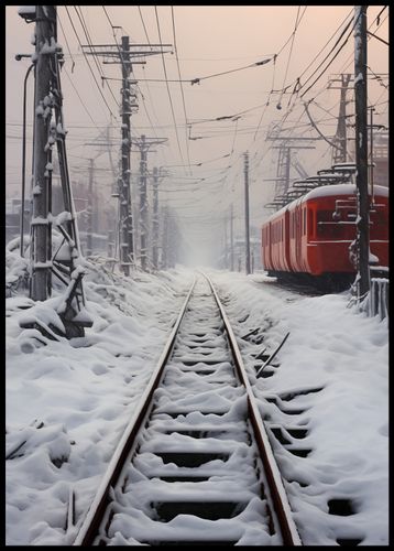 Plakat 67,5x95cm Podróż po Torach na Arena.pl