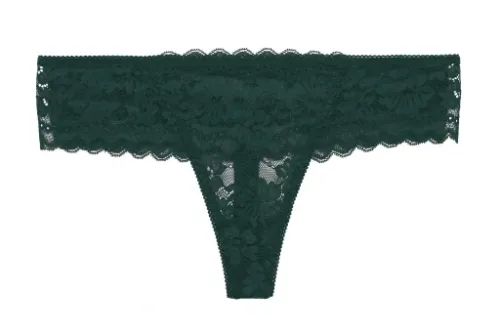 Majtki Stringi figi damskie bawełna koronkowe 6pak na Arena.pl