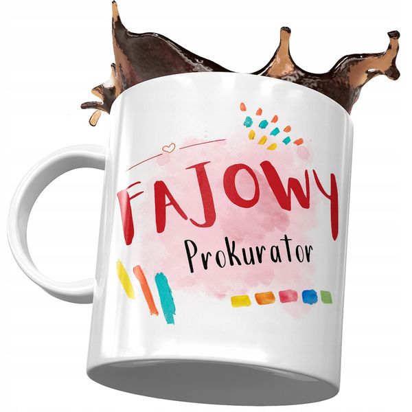 Kubek Dla Prokuratora Fajowy Prokurator Z Nadrukiem Ze Zdjęciem zdjęcie 1