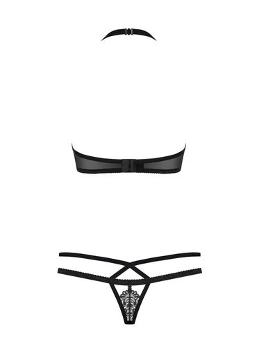 Koronkowy Komplet Stanik Stringi Obsessive L/Xl na Arena.pl
