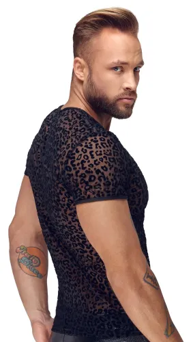 noir koszulka męska przezroczysta xl czarna panterka powernet na Arena.pl