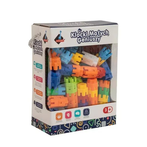 Klocki małych geniuszy - śrubki 150 elementów zdjęcie 1