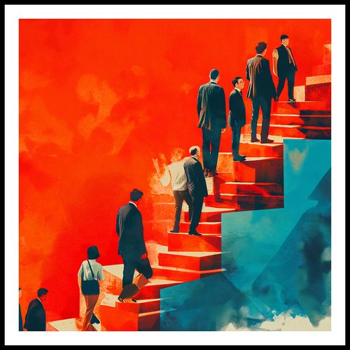 Plakat 100x100cm Metafory Sukcesu na Arena.pl