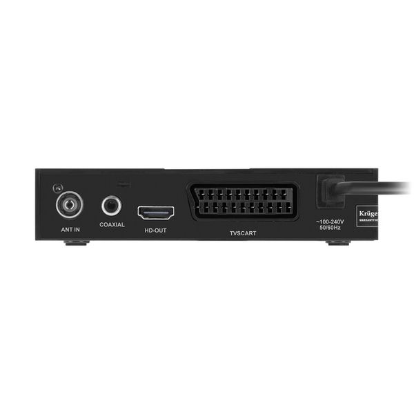 Kruger&Matz KM0550D Tuner TV dekoder cyfrowy DVB-T2 z pilotem zdjęcie 3